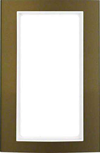 Berker 13093021 Rahmen mit großem Ausschnitt B.3 Alu, braun/polarweiß Mesch Shop Berker 13093021 Rahmen mit großem Ausschnitt B.3 Alu, braun/polarweiß Mesch Shop